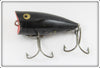 Heddon Solid Black Chugger Jr