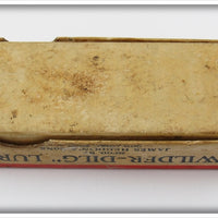 Heddon Irvin Cobb Gold & Orange Wilder Dilg In Picture Box