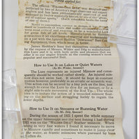 Heddon Irvin Cobb Gold & Orange Wilder Dilg In Picture Box