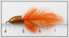Heddon Irvin Cobb Gold & Orange Wilder Dilg In Picture Box