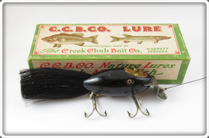 Creek Chub Solid Black Dinger In Box