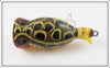 Arbogast Seein's Believin' Brown Leopard Frog 1/4 Oz Hula Popper In Box