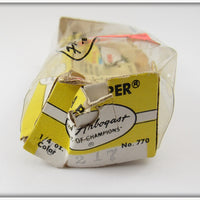 Arbogast Seein's Believin' Brown Leopard Frog 1/4 Oz Hula Popper In Box