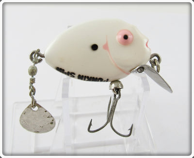 Vintage Heddon Pearl Tiny Punkin Spin Lure 382 PRL
