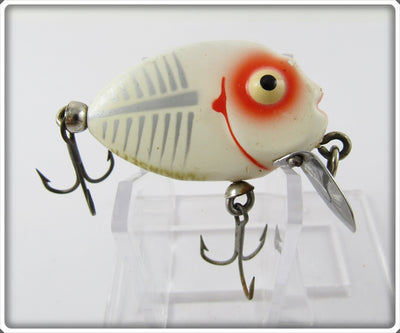 Vintage Heddon White Shore Tiny Punkinseed Lure 380 XRW