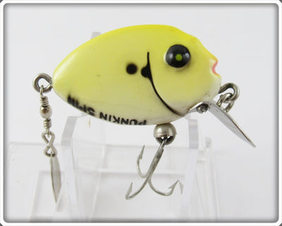 Vintage Heddon Yellow Pearl Tiny Punkin Spin Lure 382 YPR