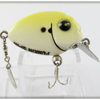 Vintage Heddon Yellow Pearl Tiny Punkin Spin Lure 382 YPR