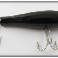 Vintage Creek Chub Solid Black Midget Darter Lure 8013