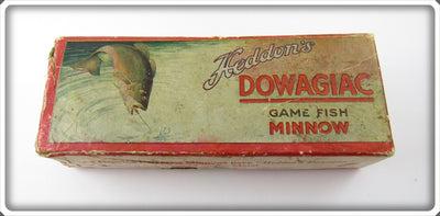 Vintage Heddon Empty Box For Red or Blended Red Spindiver Lure 3004