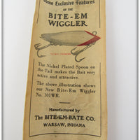 Vintage Bite Em Bate Co Pocket Catalog Paperwork For Bite Em Wiggler Lure