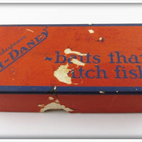 Vintage Shakespeare Jim Dandy Empty Box For Underwater Minnow Lure 6406 RN