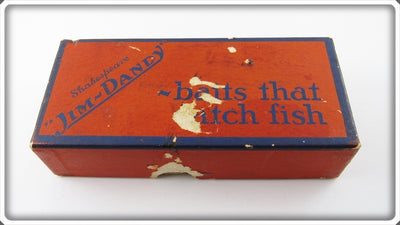 Vintage Shakespeare Jim Dandy Empty Box For Underwater Minnow Lure 6406 RN