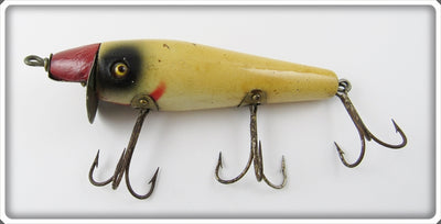 Vintage Vann Clay Red & White Retrievable Minnow Lure