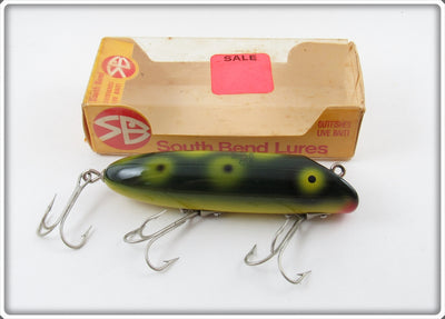 South Bend Gladding Frog Spot Bass Oreno Lure In Correct Box