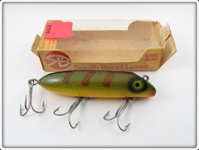 South Bend Gladding Yellow Perch Bass Oreno In Correct Box