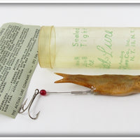 Vintage Actual Lure Company Real Lure In Tube