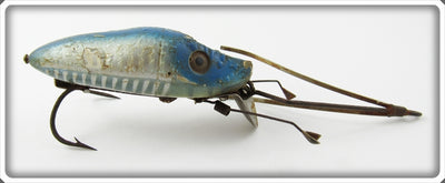 Vintage Heddon Blue Shore No Snag River Runt Lure N9110XBL
