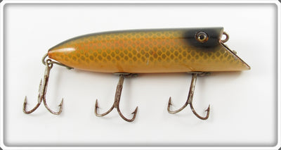 Vintage Heddon Shiner Scale Head On Basser Lure 8509P