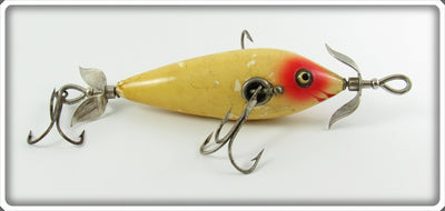 Vintage Heddon White Red Eye Shadow 100 Dowagiac Minnow 102 