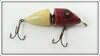 Vintage Moonlight Red & White Zig Zag Model 1900 Lure 1901