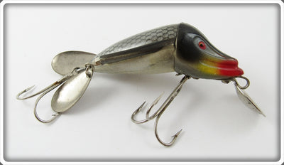 Vintage Jamison Black & White Wig L Twin Lure 1802