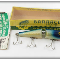 Barracuda Florida Fishing Tackle Mfg Co Blue Back Jointed Bait In Box