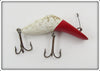 Vintage Joe Froelich Red & White With Glitter Deep Runner Lure