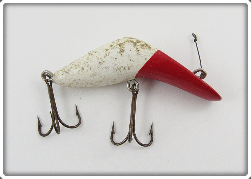 Vintage Joe Froelich Red & White With Glitter Deep Runner Lure