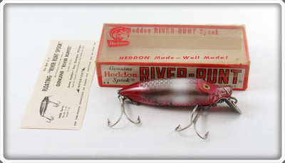 Heddon Fish Flash Red & Silver River Runt In Box FF 9400 SR 