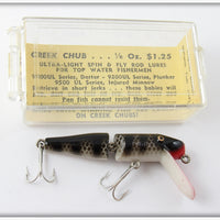 Vintage Creek Chub Black Scale Ultra Light Jointed Pikie + Box 9433 UL