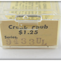 Creek Chub Black Scale Ultra Light Jointed Pikie In Correct Box 9433 UL