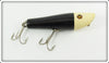 Vintage Creek Chub Black White Head Skipper Lure 4611 