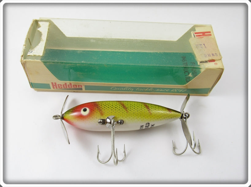 heddon tackle box Vintage Heddon Perch Floppy Prop Wounded Spook In Box 9140 L For Sale