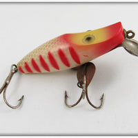Makinen White With Red Stripes WonderLure