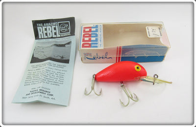 Rebel Coho Special All Red Fastback/Deep Humpy In Correct Box 2026-99