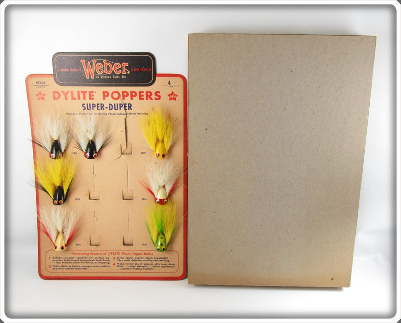 Weber Dylite Poppers Super Duper Dealer Display With Box