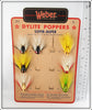 Weber Dylite Poppers Super Duper Dealer Display With Box