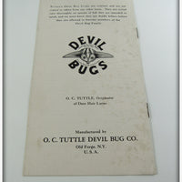 O. C. Tuttle Casting Devil Bug With Box