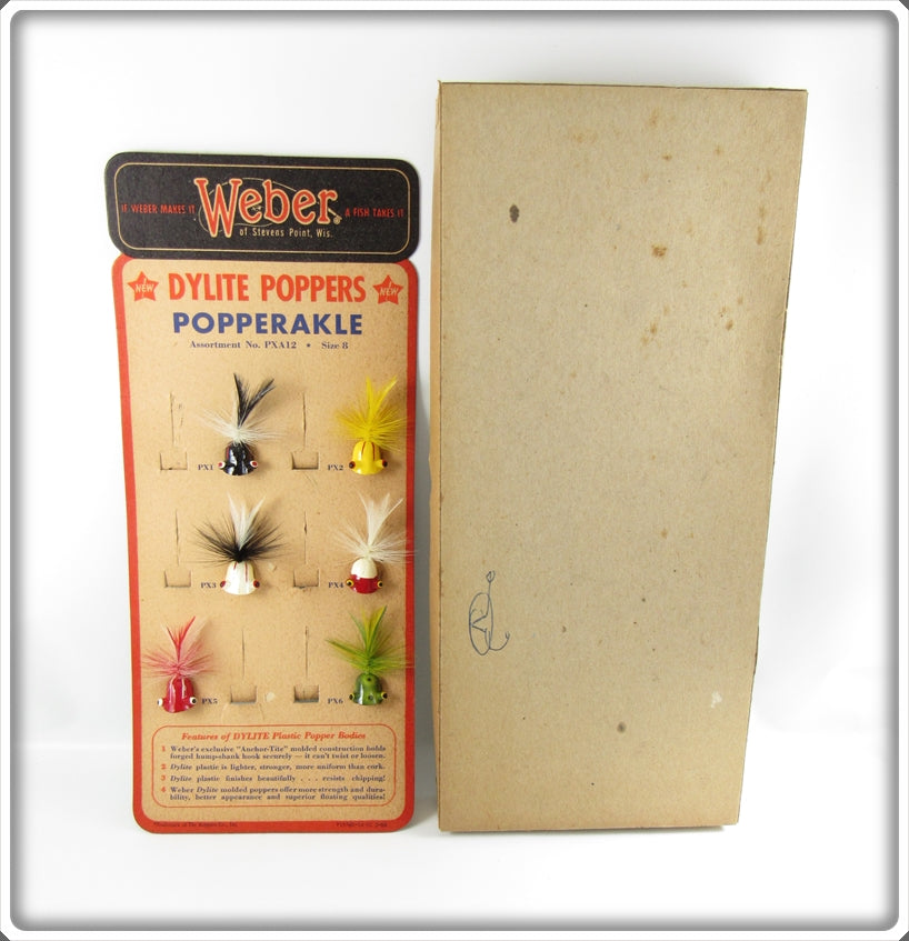 Weber Dylite Poppers Popperakle Dealer Display With Box 
