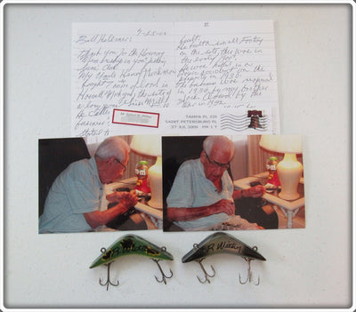 Signed Millsite Daily Double Pair With Photos & Letter From Robert Withey