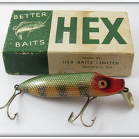 Vintage Hex Baits Limited Floater River Runt Type Lure In Box