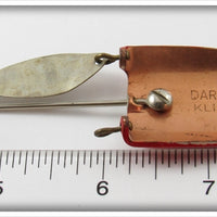 Lou Eppinger Red & White Dardevle Klinker In Box