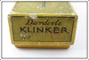Lou Eppinger Red & White Dardevle Klinker In Box