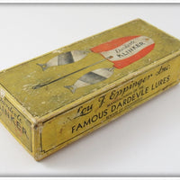 Lou Eppinger Red & White Dardevle Klinker In Box