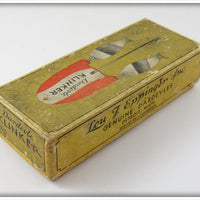 Lou Eppinger Red & White Dardevle Klinker In Box