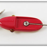 Al Foss Red & White Oriental Wiggler In Blue Tin