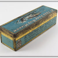 Al Foss Red & White Oriental Wiggler In Blue Tin