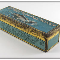 Al Foss Red & White Oriental Wiggler In Blue Tin