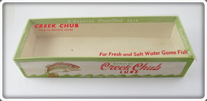 Vintage Creek Chub Rainbow Husky Plunker Empty Lure Box 5808