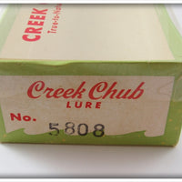 Creek Chub Rainbow Husky Plunker Empty Box 5808